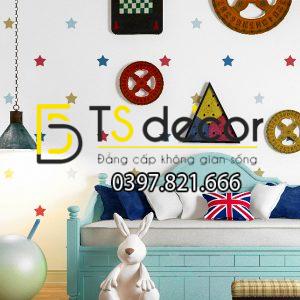 Giấy Dán Tường Họa Tiết Ngôi Sao Nhỏ 3D067 - Ảnh 4