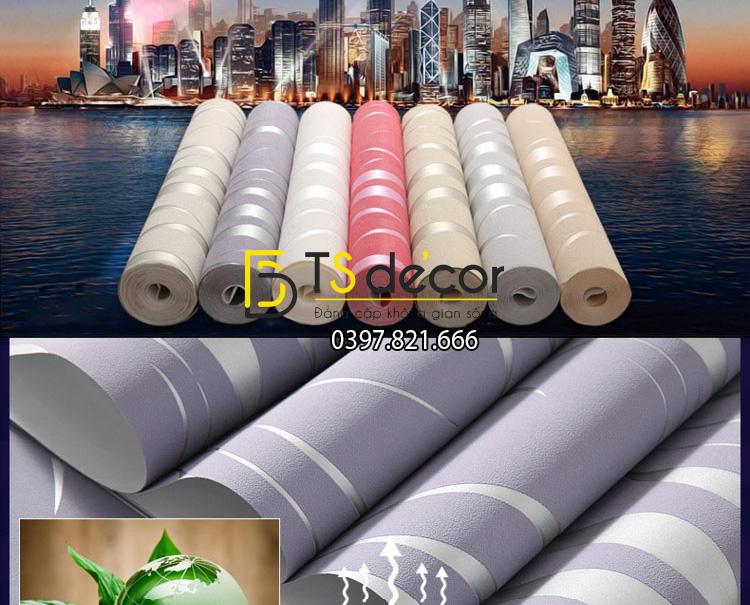 Giấy dán tường 3d họa tiết rong biển – các màu cơ bản