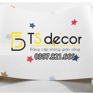 Giấy Dán Tường Họa Tiết Ngôi Sao Nhỏ 3D067 - Ảnh 2