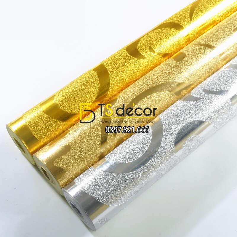 3 màu Giấy dán tường hoa lá cách điệu 3D296