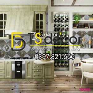 Giấy Dán Tường Gạch Caro 3D268