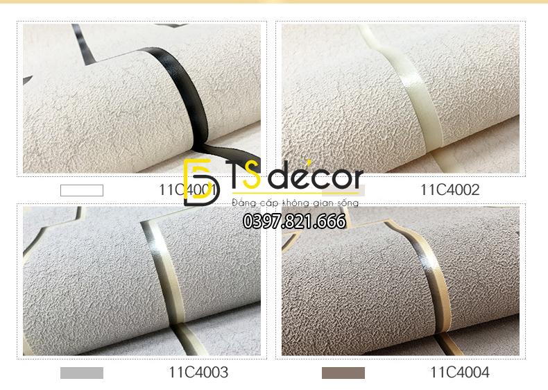 4 Màu giấy dán tường vi mạch hiện đại 3D151