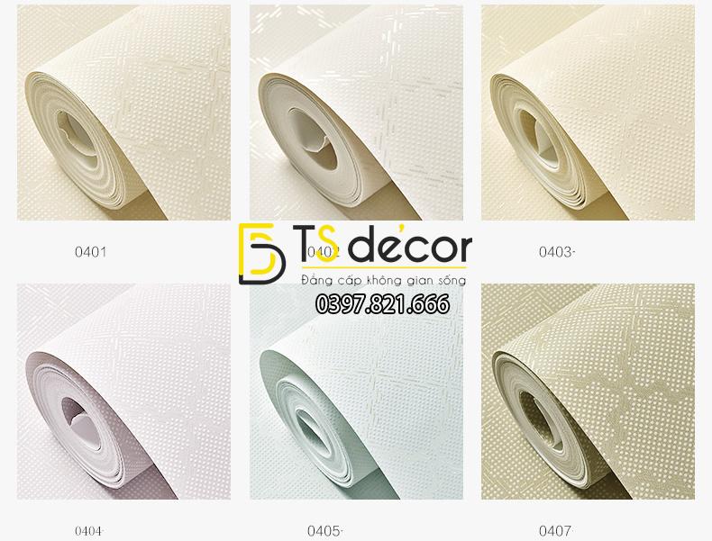 6 Mẫu giấy dán tường caro ô vuông nhỏ 3D143