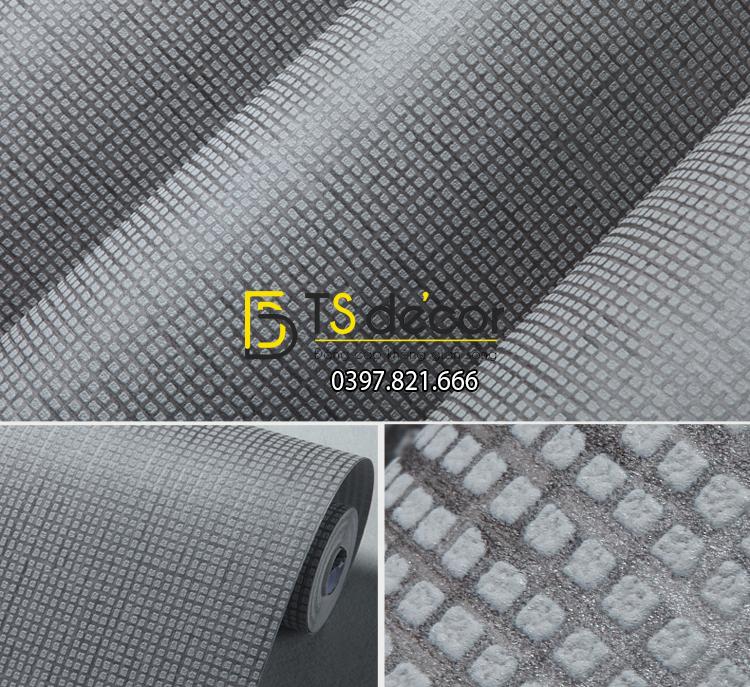 Giấy dán tường 3d họa tiết vuông dập nổi