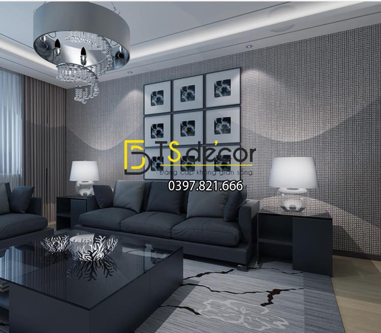 Giấy dán tường 3d họa tiết vuông dập nổi