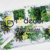 Bề mặt Giấy dán tường lá cây trên nền gỗ mục 3D311 Bề mặt Giấy dán tường lá cây trên nền gỗ mục 3D311
