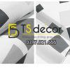Bề mặt Giấy dán tường ô vuông lộn xộn hiện đại 3D280 Bề mặt Giấy dán tường ô vuông lộn xộn hiện đại 3D280