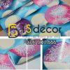 Bề mặt giấy dán tường họa tiết bóng bay 3D278 màu xanh Bề mặt giấy dán tường họa tiết bóng bay 3D278 màu xanh