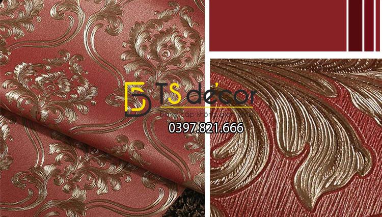 Giấy dán tường họa tiết tân cổ điển 3D148 – màu F1