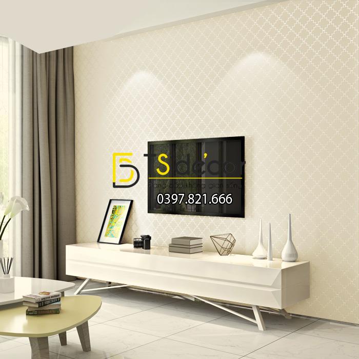 Giấy dán tường caro ô vuông nhỏ 3D143