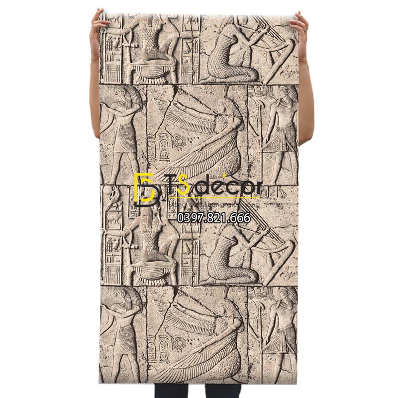 Bề mặt Giấy dán tường họa tiết Pharaoh Ai Cập 3D175