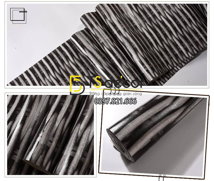 Bề mặt Giấy Dán Tường Họa Tiết Tre Đan Lát 3D163