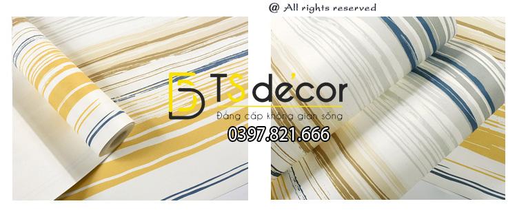 Giấy dán tường kiểu màu chữ trôi 3D183 -02