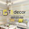 Giấy dán tường sọc ngang hiện đại 3D272 màu trắng Giấy dán tường sọc ngang hiện đại 3D272 màu trắng