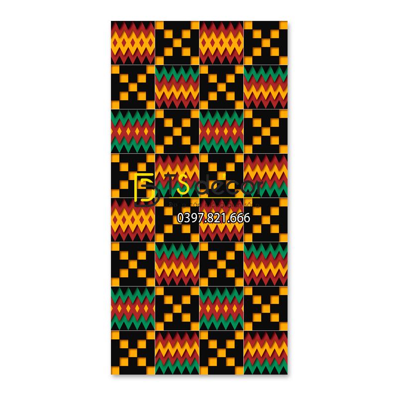 Mat Giay dan tuong hoa tiet tho cam Thai Lan 3D242