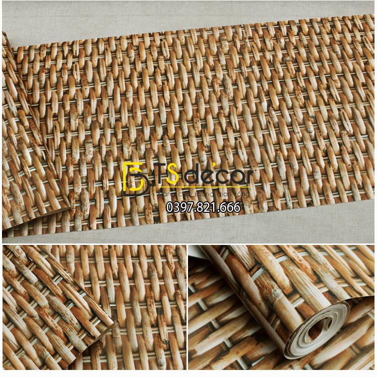 Mat Giay dan tuong tre dan thu cong my nghe 3D239 mau dam