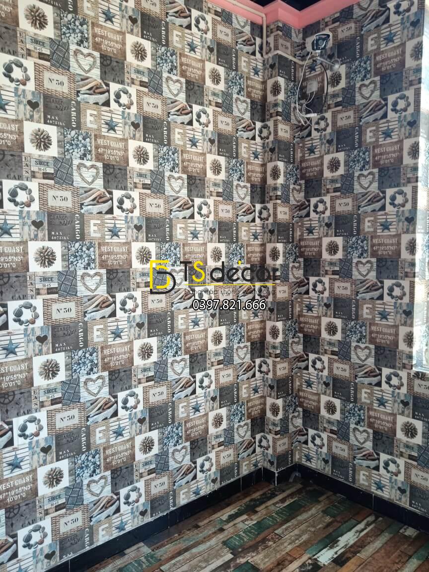 Thi công thực tế mẫu giấy 3D313