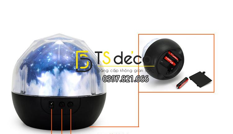 Quà tặng đèn ngủ tạo không gian 3D DPS1 có thể sử dụng pin hoặc sạc USB