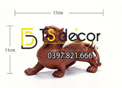 Kích thước Tượng Kỳ lân trang trí DTT05 màu đỏ