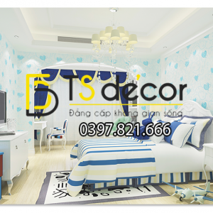 Giấy Dán Tường Họa Tiết Trái Tim 3D075