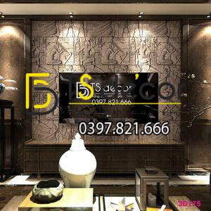 Giấy Dán Tường Hình Pharaoh Ai Cập 3D175
