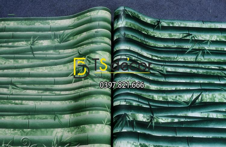 2 Màu Giấy dán tường rừng tre xanh 3D159