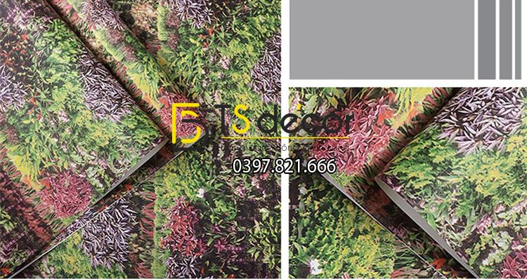 Bề mặt Giấy dán tương bụi cỏ 3D324