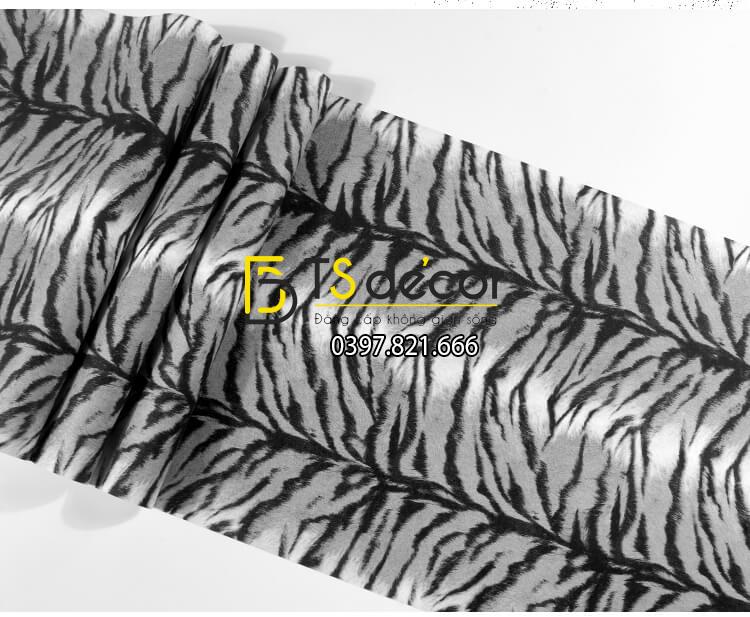 Bề mặt Giấy dán tường họa tiết da hổ 3D321