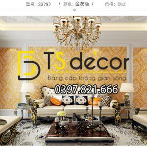 Giấy dán tường cổ điển châu Âu 3D328