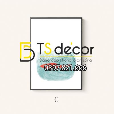 Tranh treo tường chậu cá cảnh