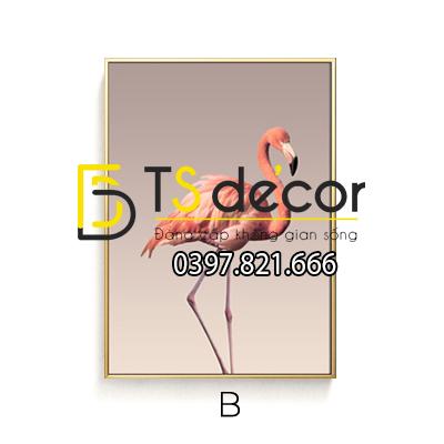 Tranh treo tường con hạc B