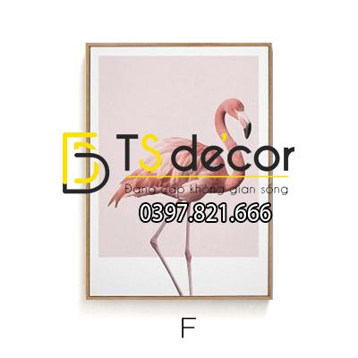 Tranh treo tường con hạc F