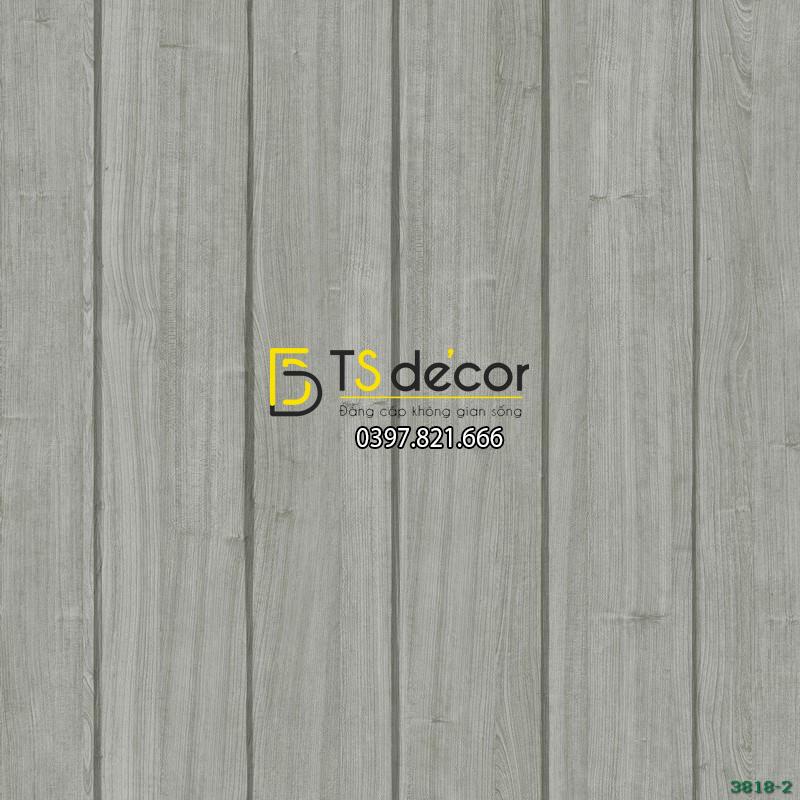 GIẤY DÁN TƯỜNG HÀN QUỐC GIẢ GỖ BASE 3818-2