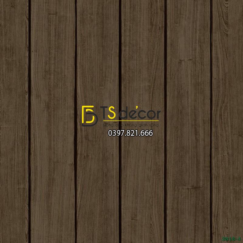 GIẤY DÁN TƯỜNG HÀN QUỐC GIẢ GỖ BASE 3818-4