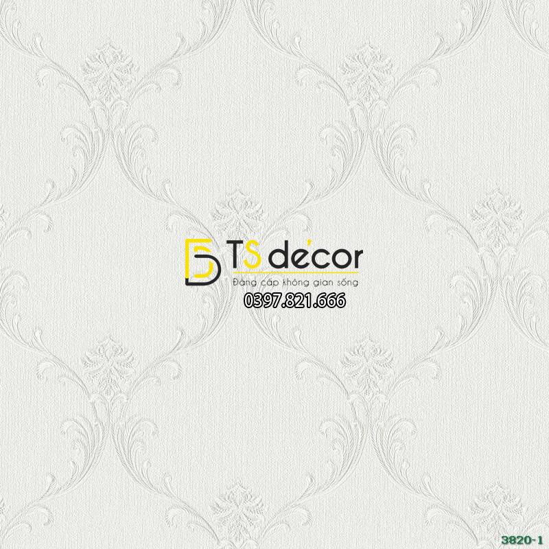 GIẤY DÁN TƯỜNG HÀN QUỐC TÂN CỔ ĐIỂN BASE 3820-1