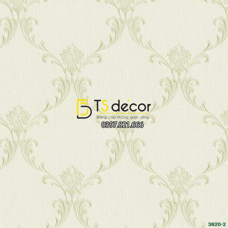 GIẤY DÁN TƯỜNG HÀN QUỐC TÂN CỔ ĐIỂN BASE 3820-2