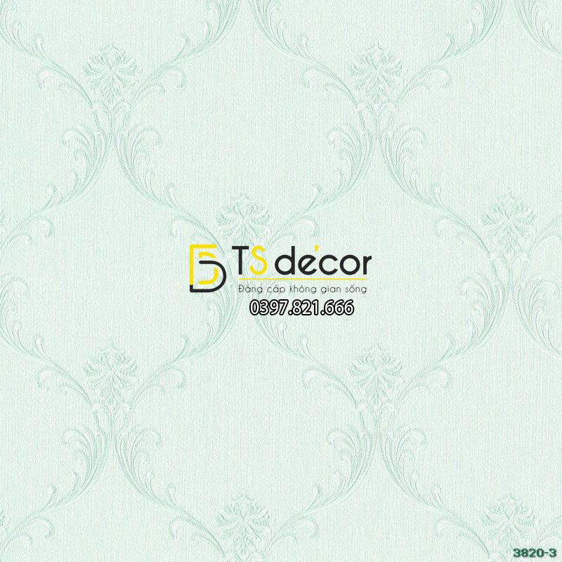 GIẤY DÁN TƯỜNG HÀN QUỐC TÂN CỔ ĐIỂN BASE 3820-3