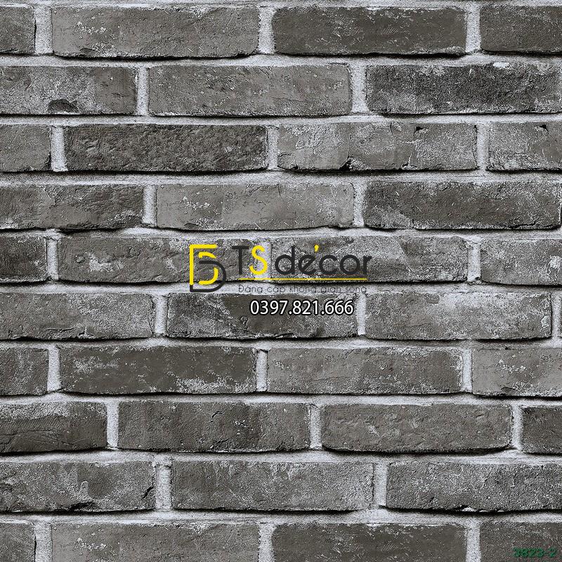 GIẤY DÁN TƯỜNG HÀN QUỐC GIẢ GẠCH BASE 3823-2