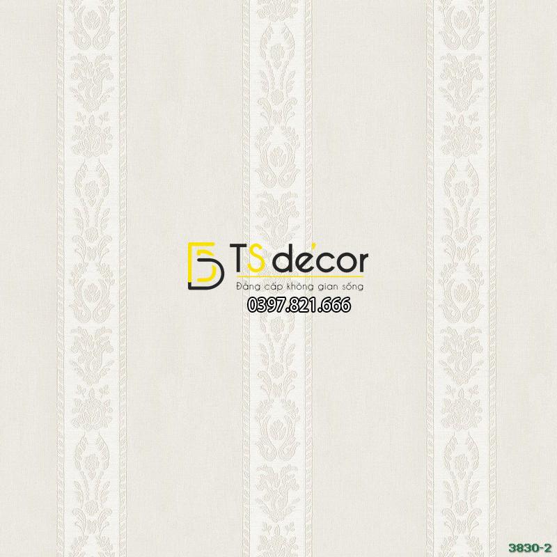 GIẤY DÁN TƯỜNG HÀN QUỐC CỔ ĐIỂN BASE 3830-2