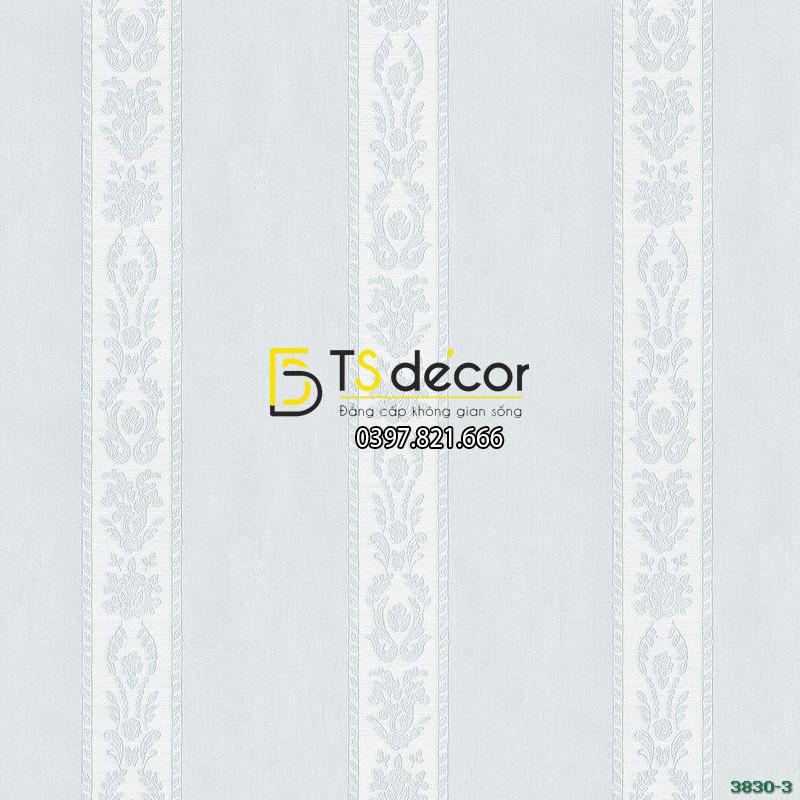 GIẤY DÁN TƯỜNG HÀN QUỐC CỔ ĐIỂN BASE 3830-3