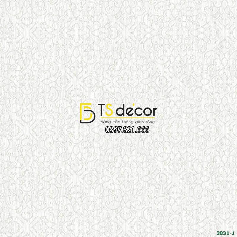 GIẤY DÁN TƯỜNG HÀN QUỐC CỔ ĐIỂN BASE 3831-1