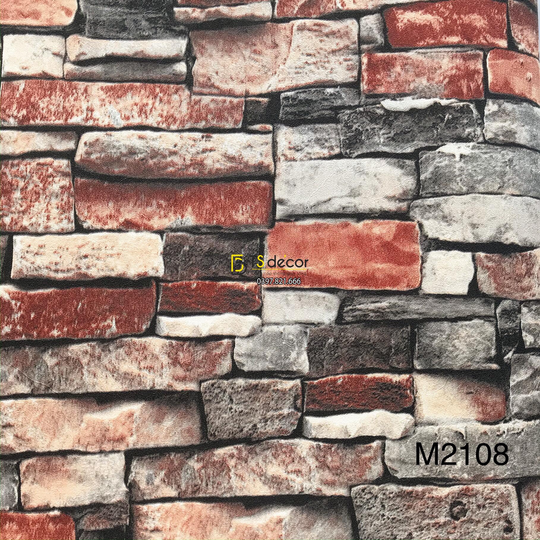 Giấy dán tường Ý Italino Classics M2108 giả gạch