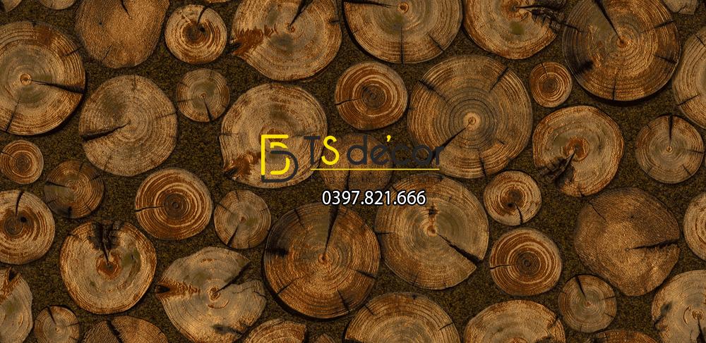 Giấy dán tường hàn quốc giả lát gỗ, ụ gỗ