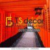 famous-japanese-path-red-gate-600w-234942892