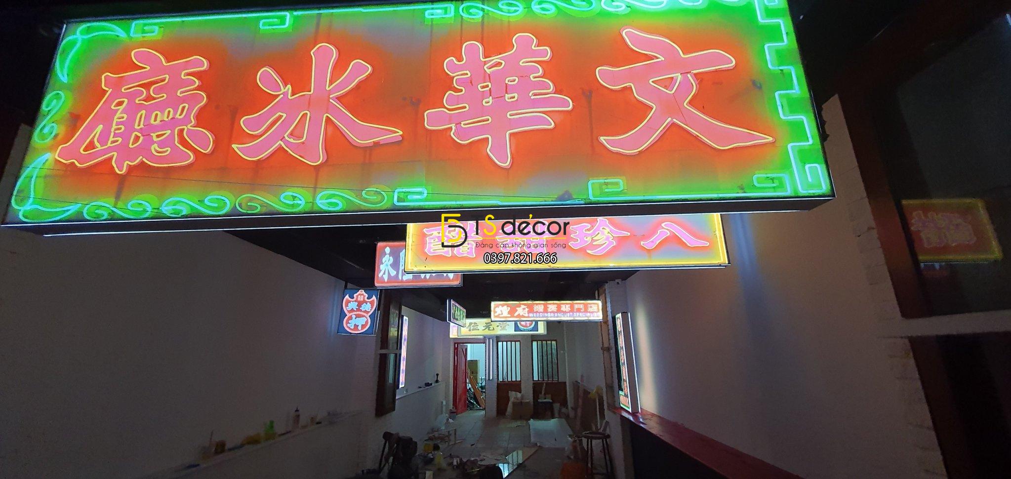 Hộp đèn Biển hiệu Hong Kong Hot trend 2020