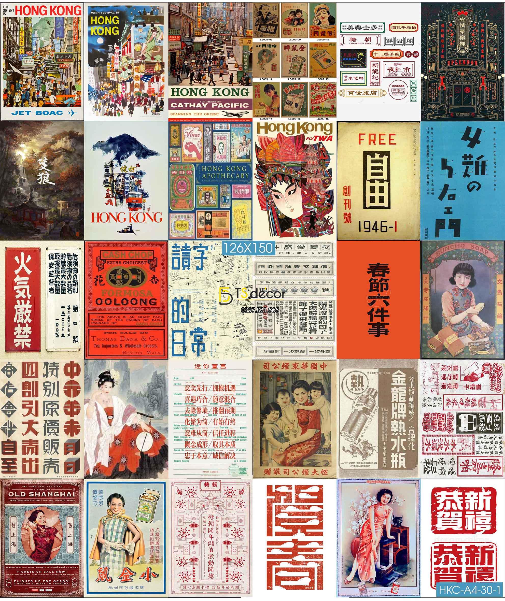 Decal Báo cũ Hong Kong