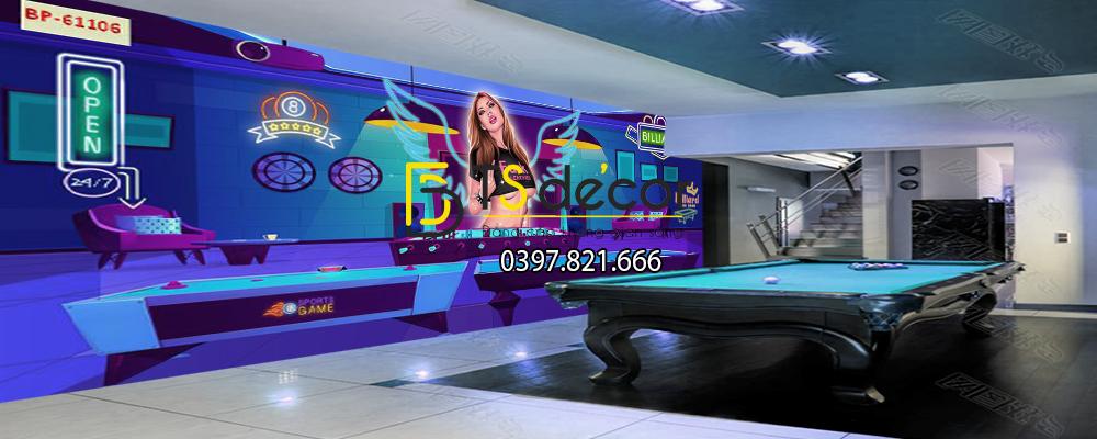 Tranh 3D BI-A cô gái cá tính