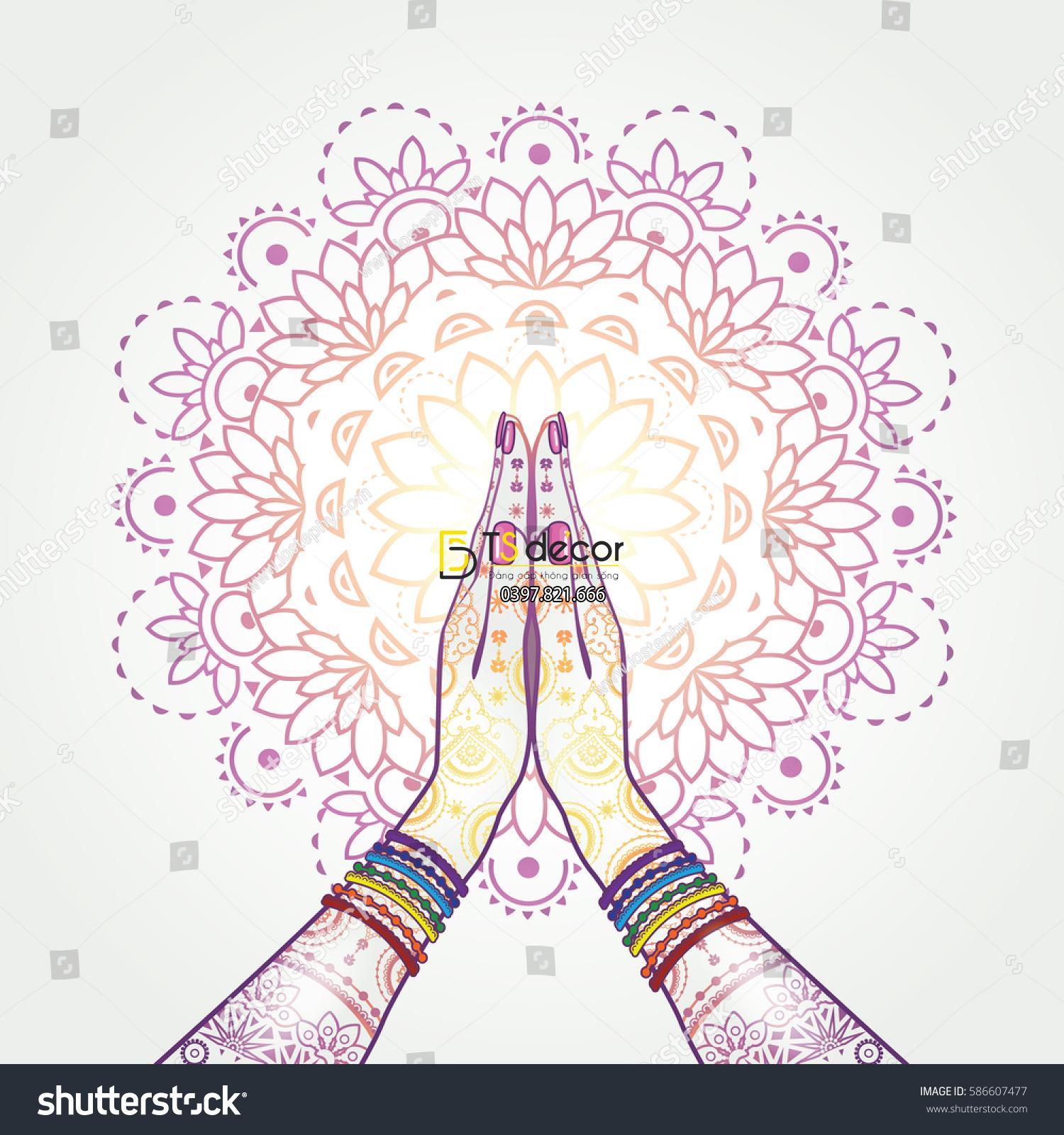 Tranh dán tường phong Yoga 05