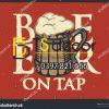 stock-vector-template-vector-label-for-beer-on-tap-with-full-wooden-mug-on-a-red-shabby-background-in-retro-style-687362380