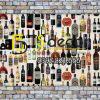 Tranh dán tường giả gạch bia rượu tổng hợp Tranh dán tường giả gạch bia rượu tổng hợp